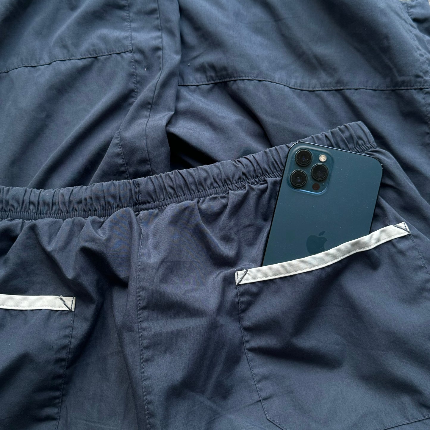 RARE 2000s Nike Trackpants Blue - (L)