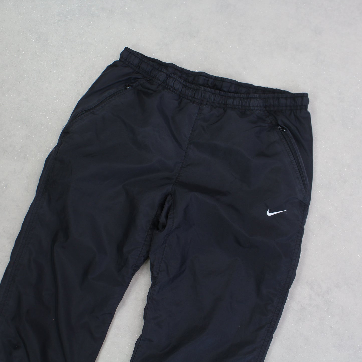 RARE 00s Nike Trackpants Black - (XS)