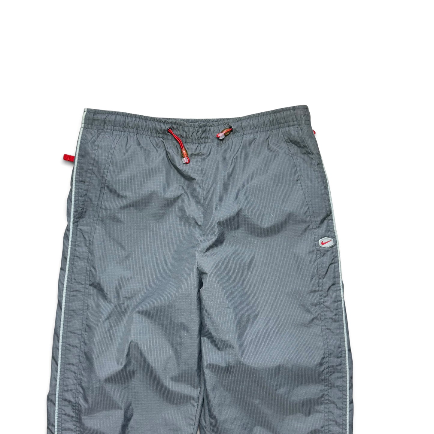 SUPER RARE 2000s Nike Hex Trackpants Grey - (S) | PREMIUM