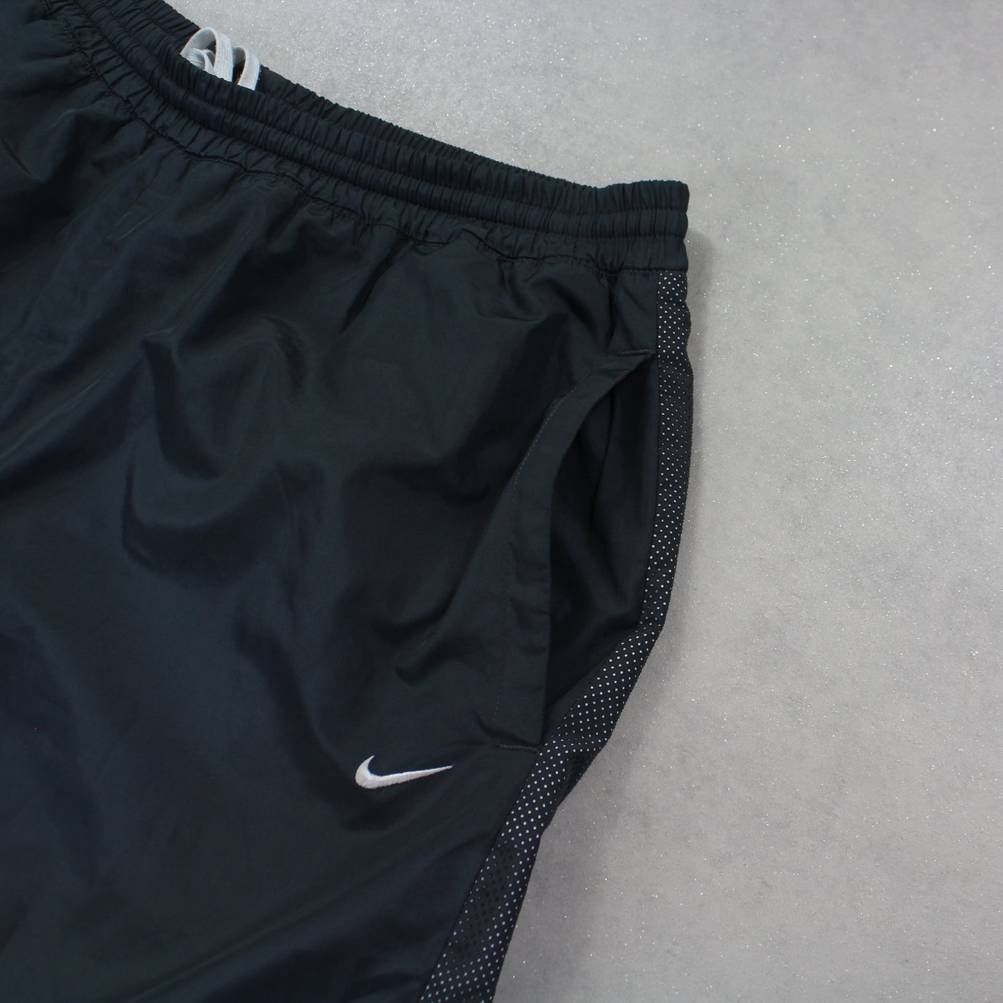 RARE 2000s Baggy Nike Trackpants Grey - (XL)