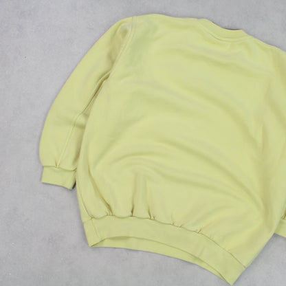 SUPER RARE 1990s Nike Sweatshirt Yellow - (S)