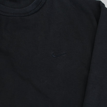 RARE Vintage 00s Nike Swoosh Sweatshirt Black - (XXL)