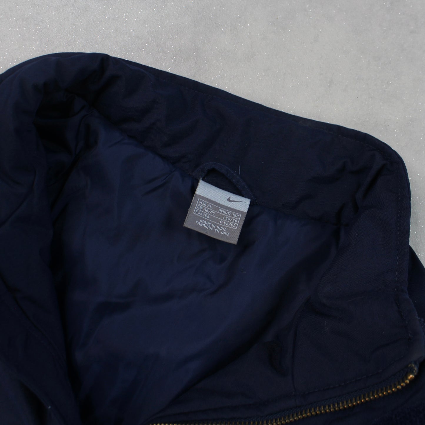 RARE 00s Nike Padded Jacket Blue - (XL)