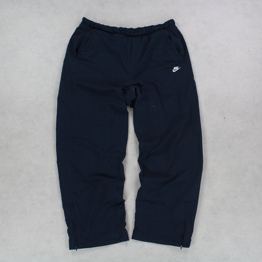 RARE 00s Nike Trackpants Navy - (L)