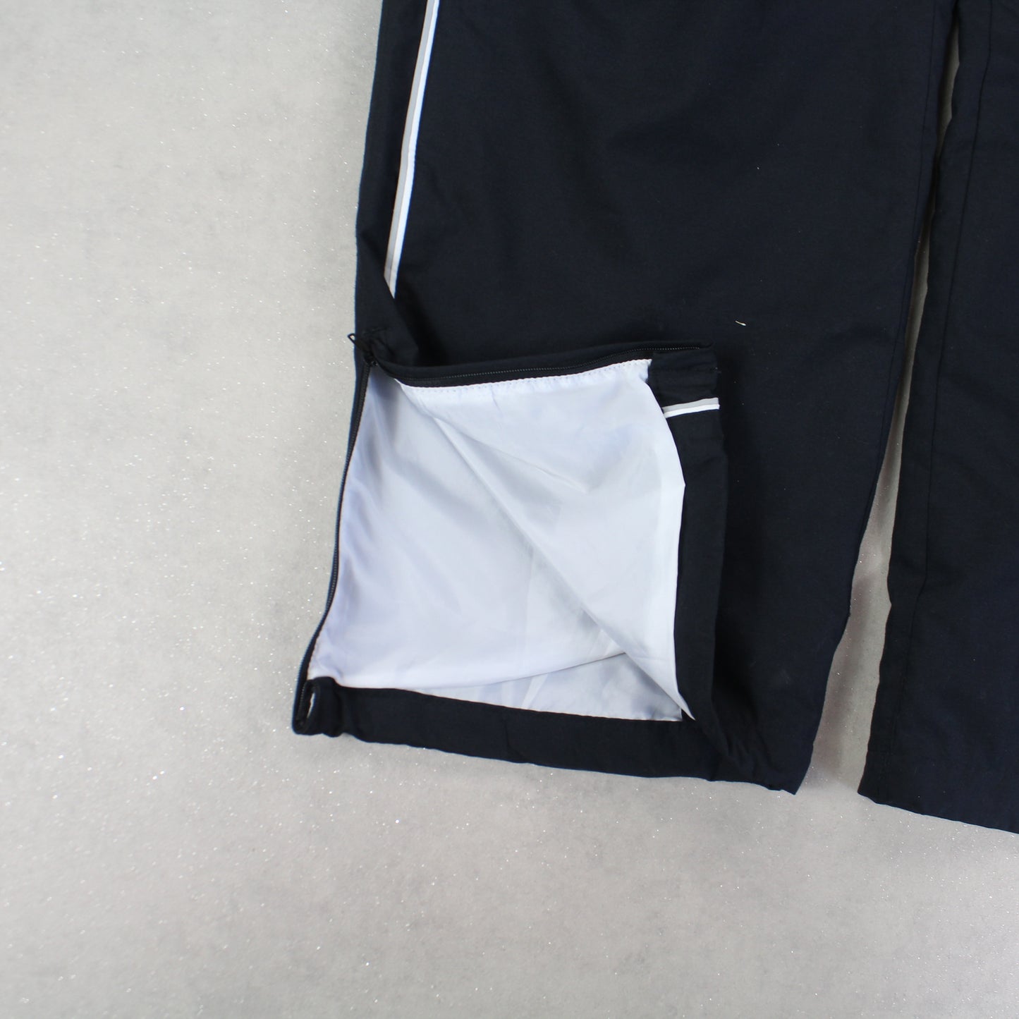 SUPER RARE 00s Baggy Nike Trackpants Black - (L)