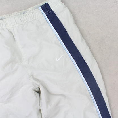 SUPER RARE 00s Nike Trackpants Cream - (XS)