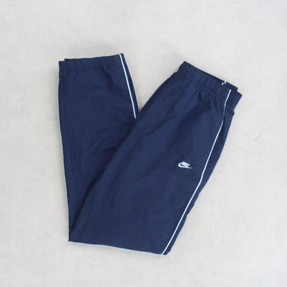 RARE Vintage 00s Nike Trackpants Navy - (S)