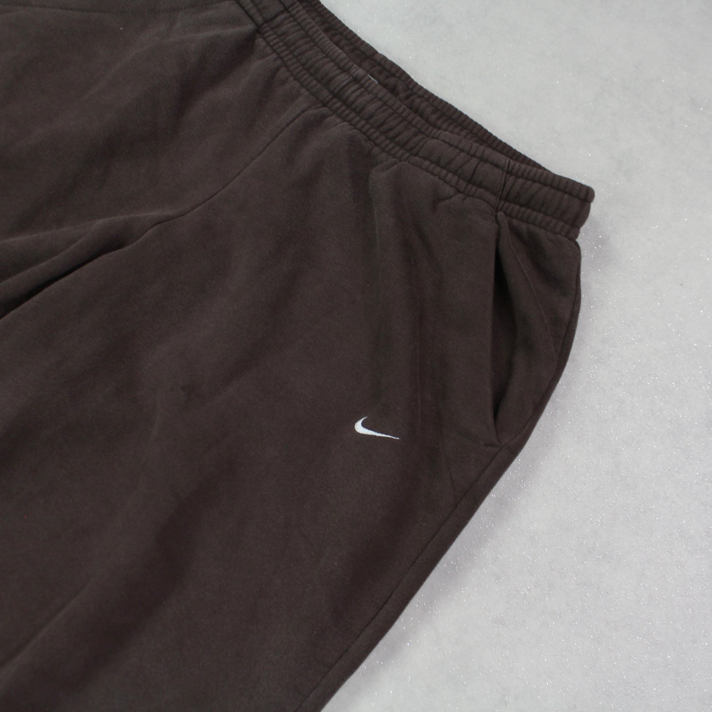 SUPER RARE 00s Baggy Nike Joggers Brown - (M)