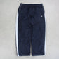 RARE 00s Nike Trackpants Navy - (XL)