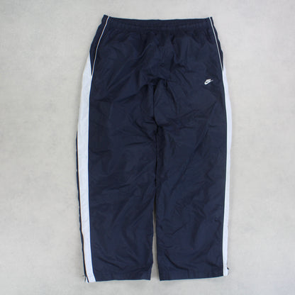 RARE 00s Nike Trackpants Navy - (XL)