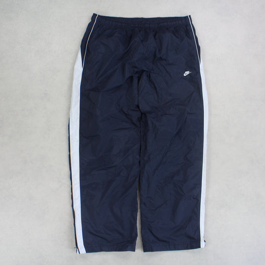 RARE 00s Nike Trackpants Navy - (XL)