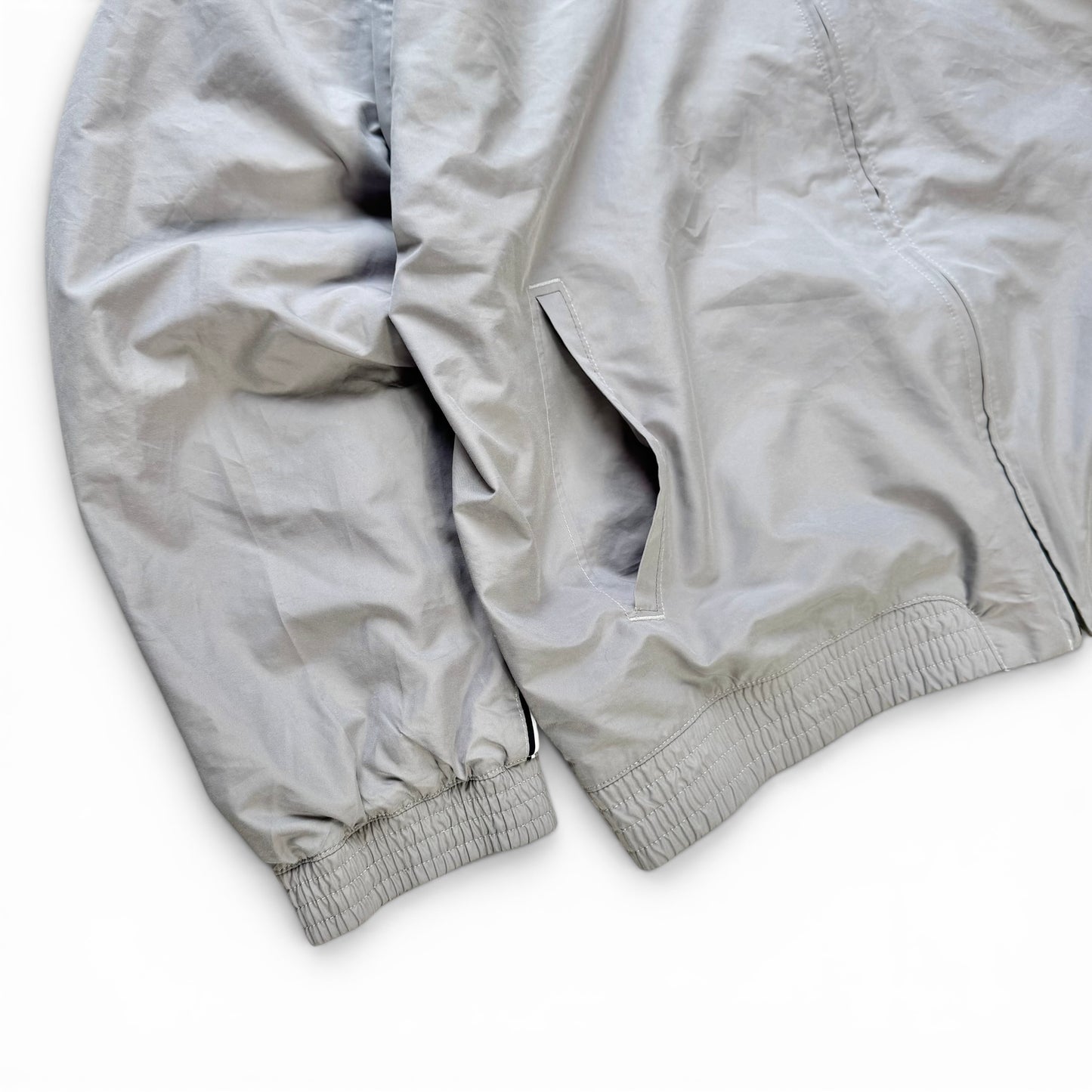 RARE 2000s Nike Track Jacket Grey - (L)
