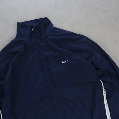 RARE 2000s Nike Track Jacket Navy - (S)