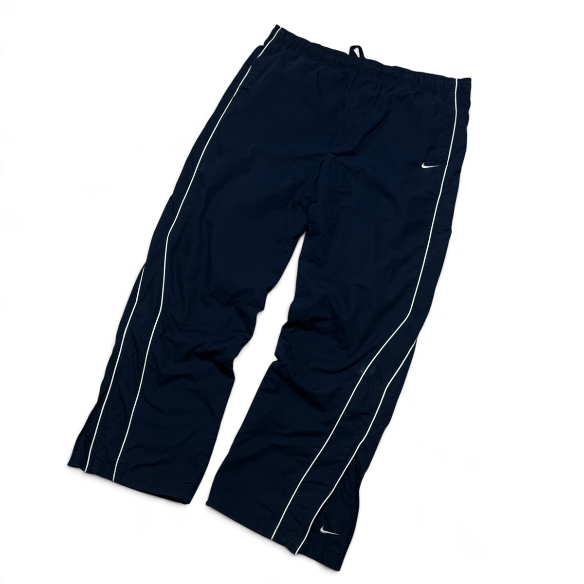 SUPER RARE 2000s Nike Trackpants Navy - (L) | PREMIUM