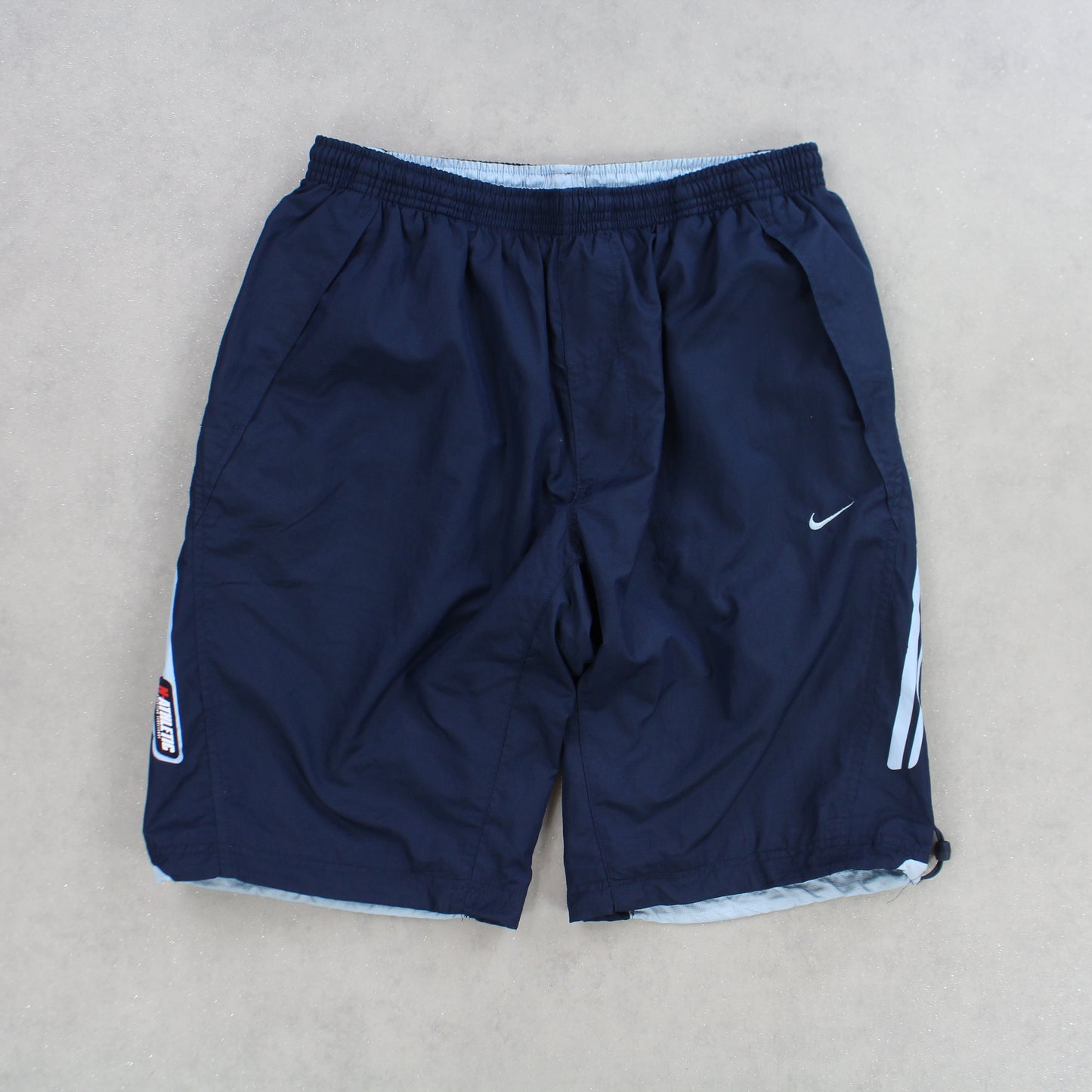 RARE 2000s Nike Track Shorts Navy - (M)