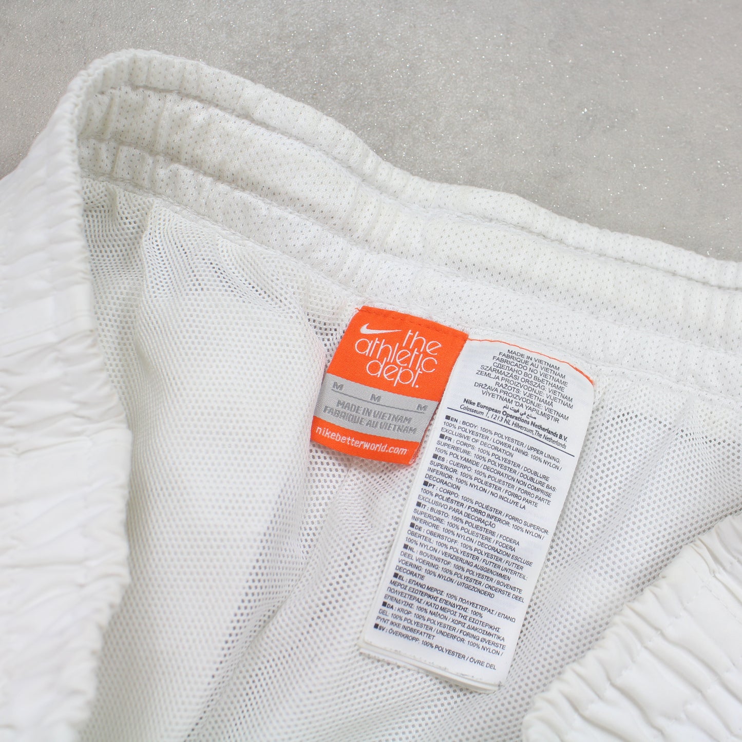 RARE 2000s Nike Trackpants White - (M)
