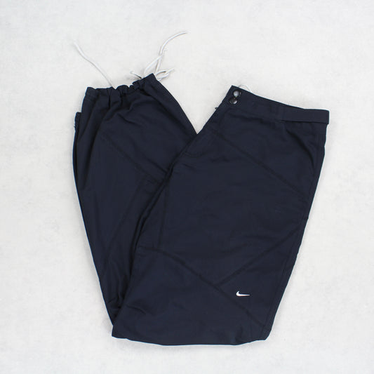 Vintage 00s Nike Gym Trackpants Black - (M)