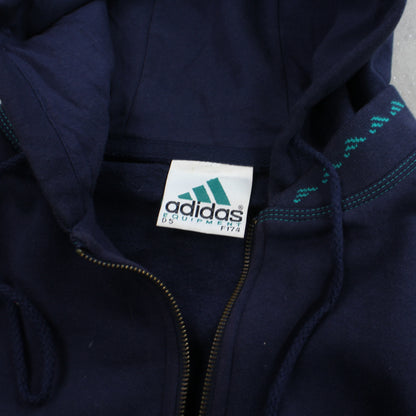 SUPER RARE Vintage 1990s Adidas EQT Hoodie Navy - (M)