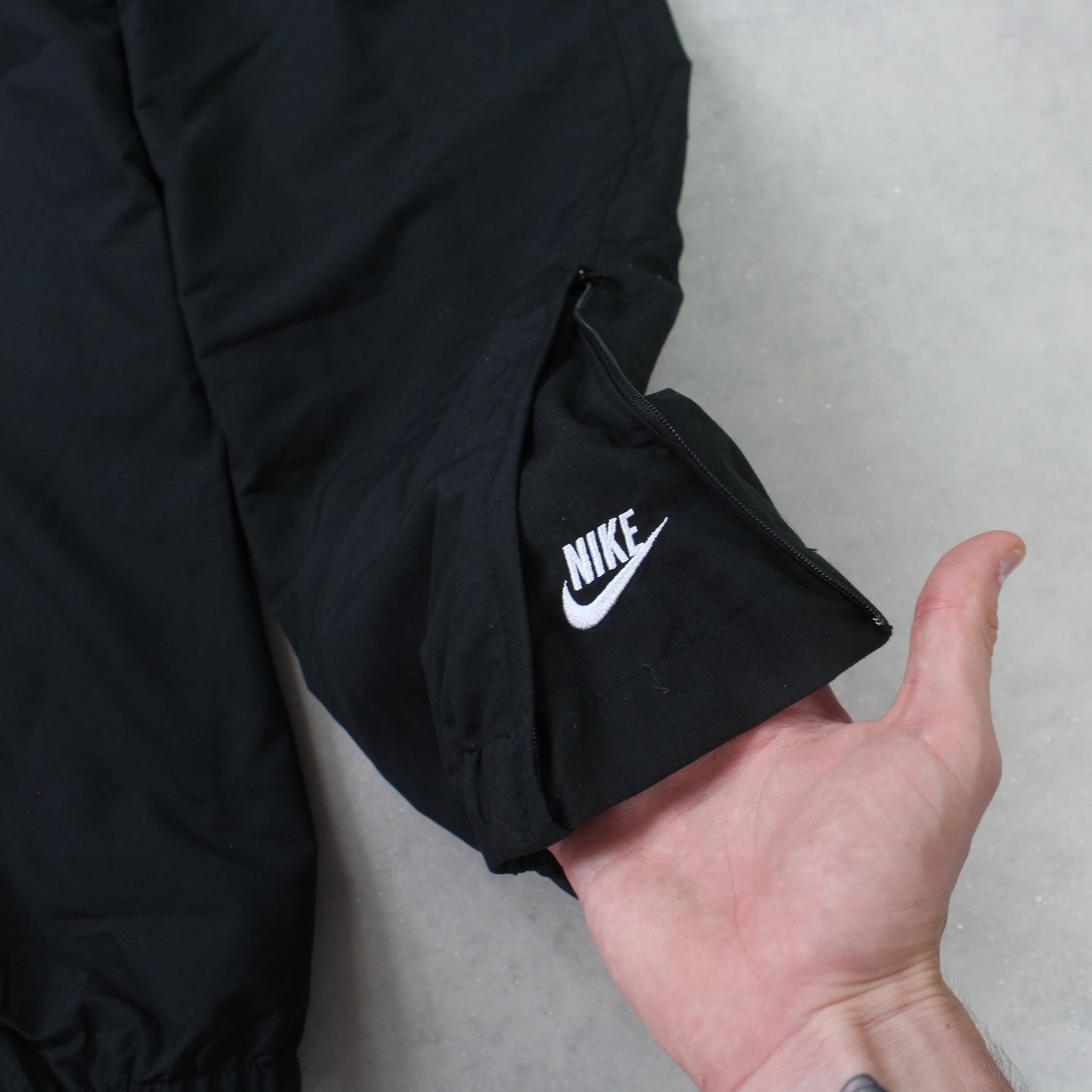 RARE 00s Nike Trackpants Black - (S)