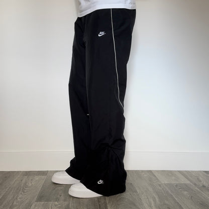RARE 2000s Nike Trackpants Black - (L)