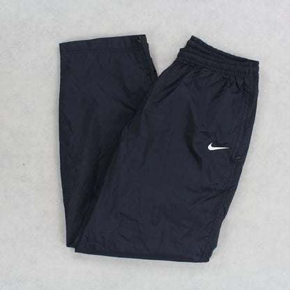 RARE Vintage 1990s Nike Trackpants Black - (L)