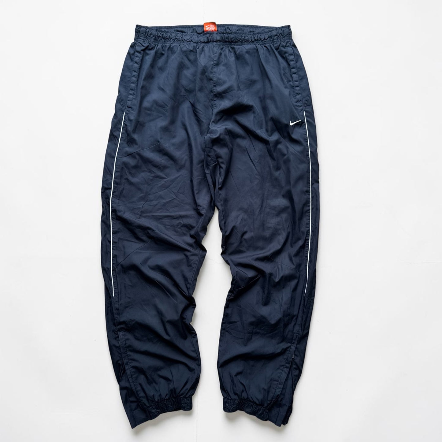 RARE 2000s Nike Trackpants Navy - (L)