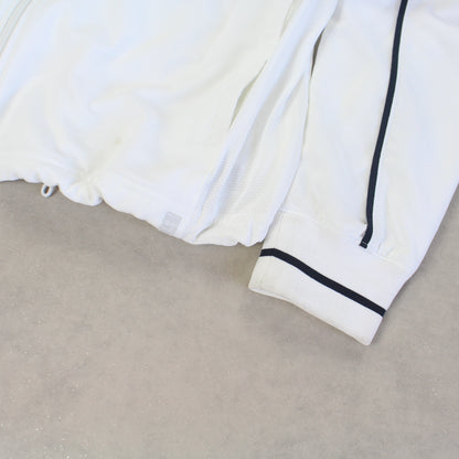 RARE 2000s Nike Track Jacket White - (M)