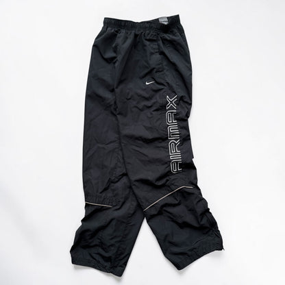 SUPER RARE 2000s Nike Air Max Trackpants Black - (S)