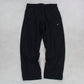 RARE 00s Baggy Nike Trackpants Black - (L)