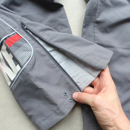 RARE 2000s Nike Trackpants Grey - (L)