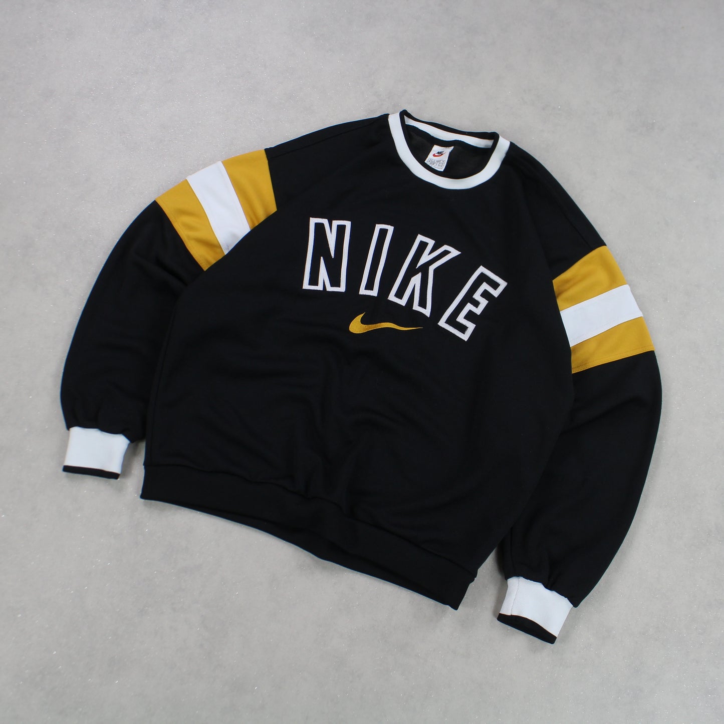 RARE 90s Nike Sweatshirt Black - (M)