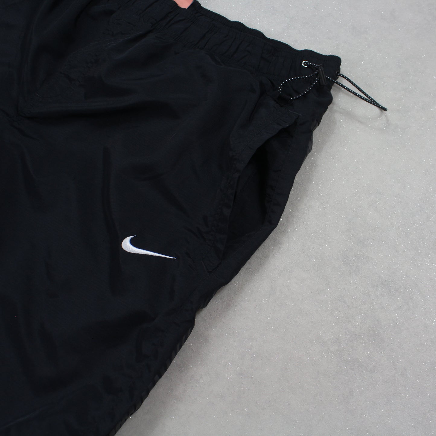 RARE 2000s Baggy Nike Air Trackpants Black - (L)