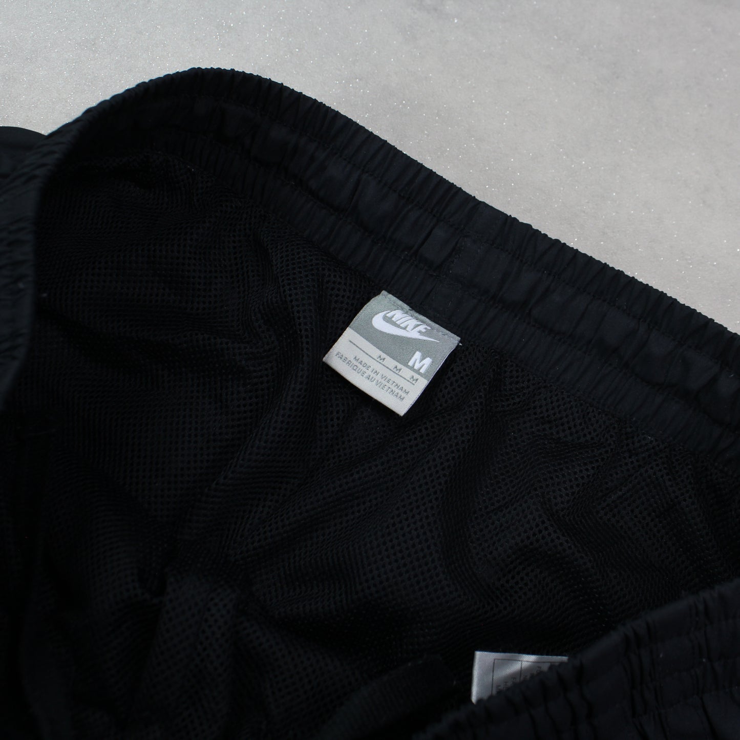 RARE 00s Baggy Nike Trackpants Black - (M)