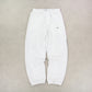 SUPER RARE 00s Nike Trackpants White - (M)