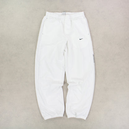 SUPER RARE 00s Nike Trackpants White - (M)