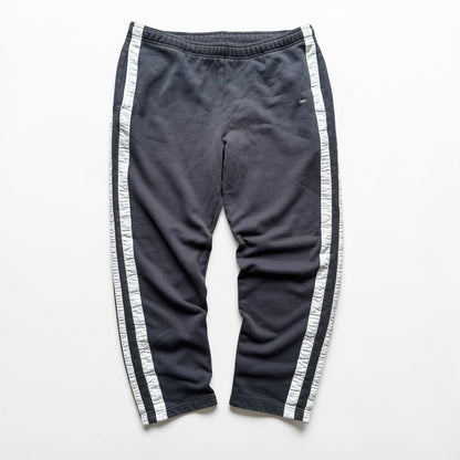 RARE 2000s Wide Leg Nike Joggers Grey - (XL)