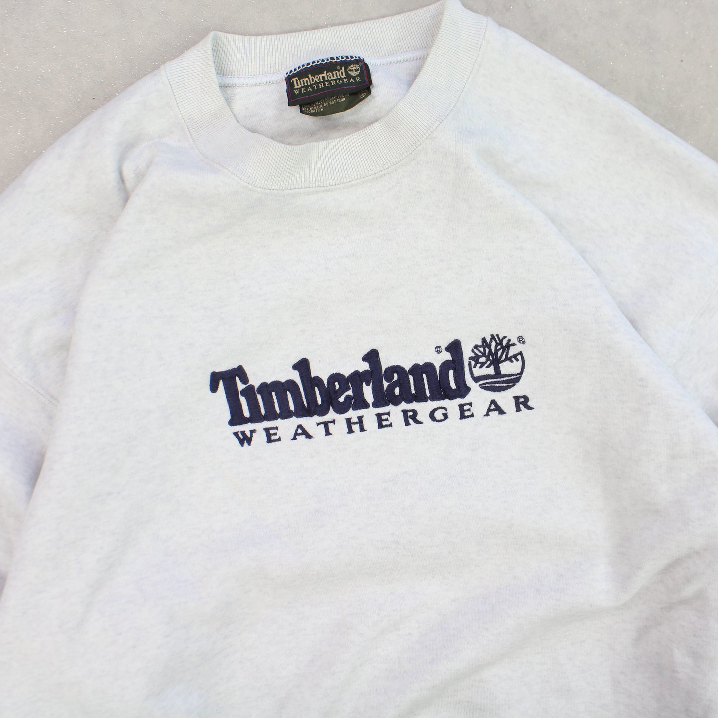 RARE 90s Timberland Sweatshirt Grey - (M)