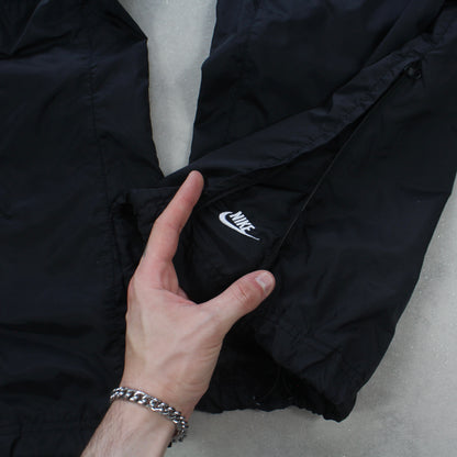 RARE 2000s Baggy Nike Trackpants Black - (L)