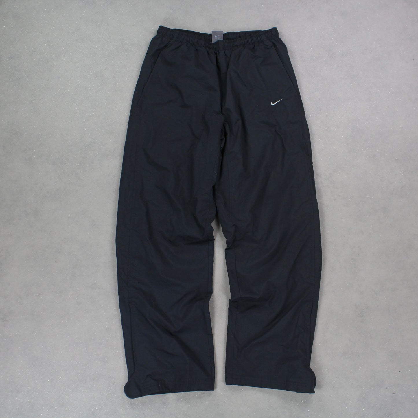 RARE 00s Baggy Nike Trackpants Grey - (M)