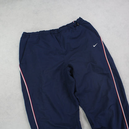 RARE 00s Nike Trackpants Navy - (L)