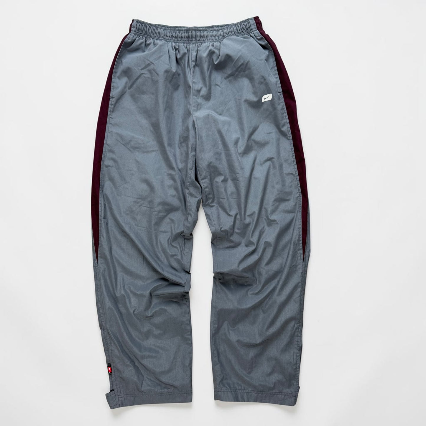 RARE 2000s Nike Trackpants Grey - (L)