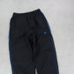 RARE 00s Nike Trackpants Black - (XS)