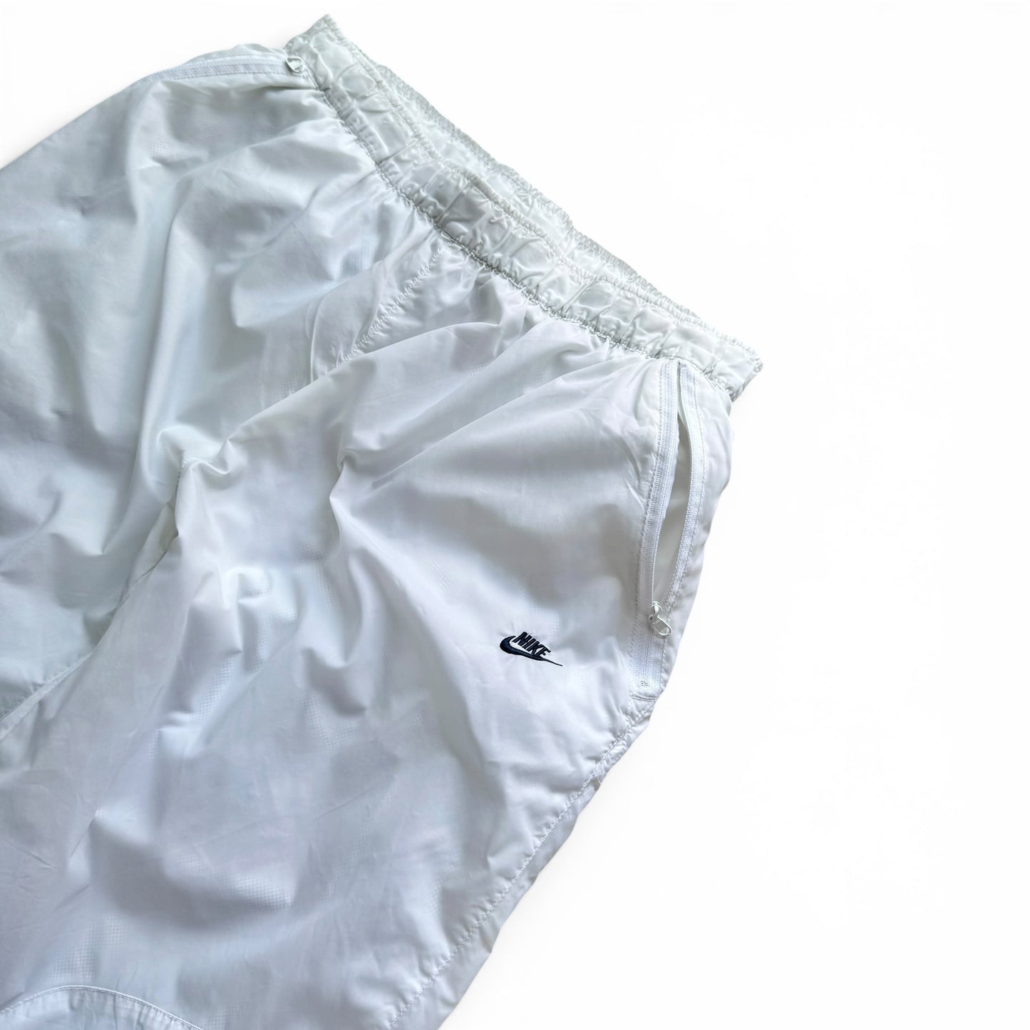 SUPER RARE 2000s Nike Trackpants White *PREMIUM* - (M)