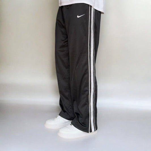 RARE 2000s Nike Trackpants Black - (L)