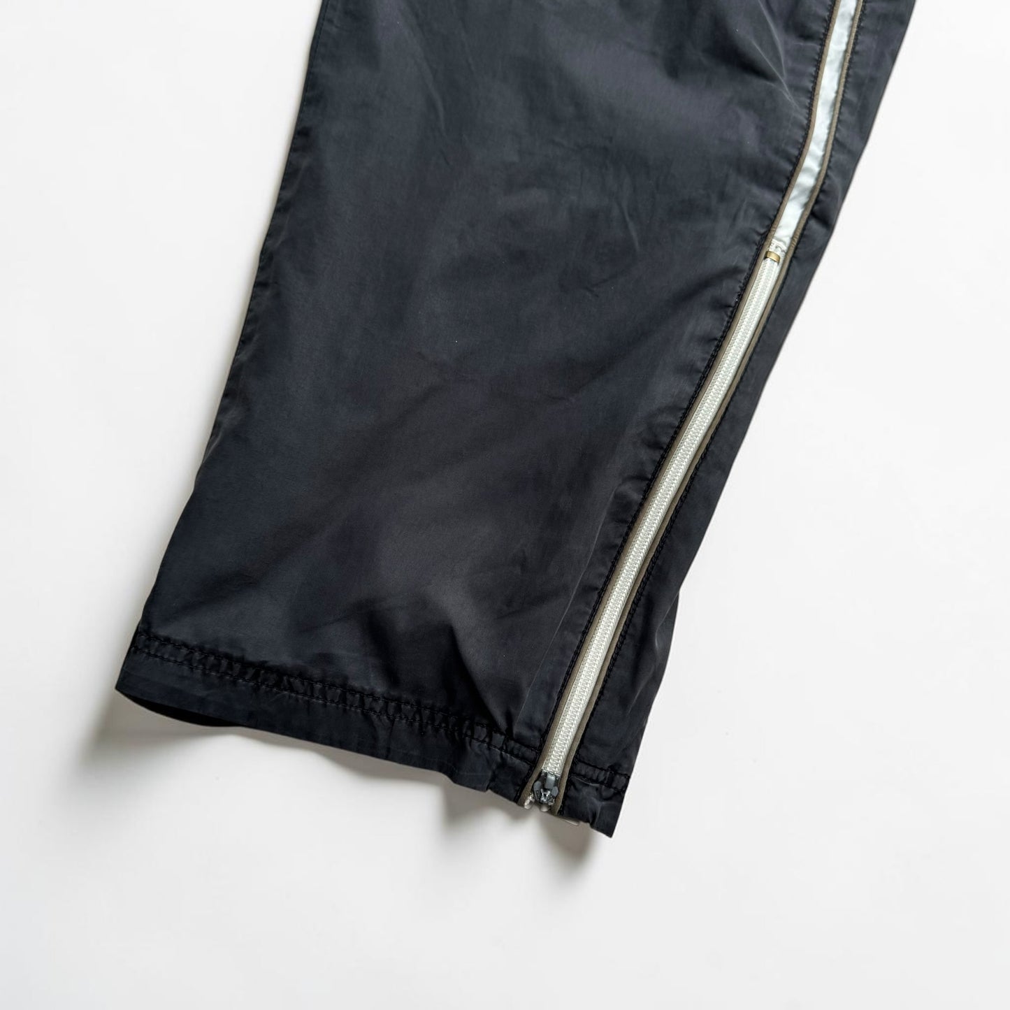 RARE 2000s Baggy Nike Trackpants Black - (L)