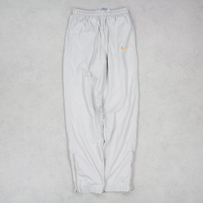 RARE Vintage 1990s Nike Trackpants Grey - (S)