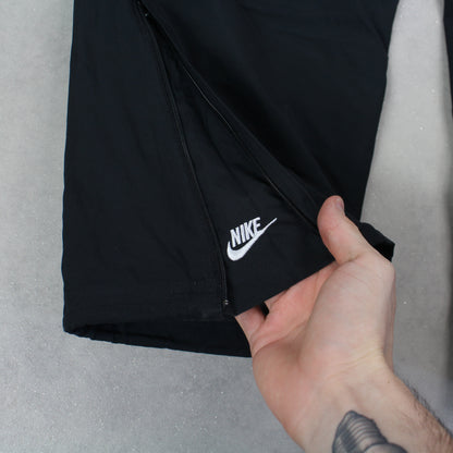 RARE 00s Nike Trackpants Black - (L)