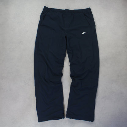 RARE 2000s Baggy Nike Trackpants Navy - (L)
