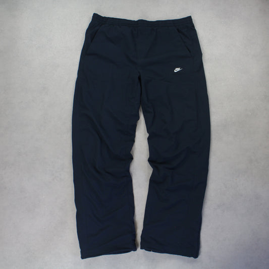 RARE 2000s Baggy Nike Trackpants Navy - (L)
