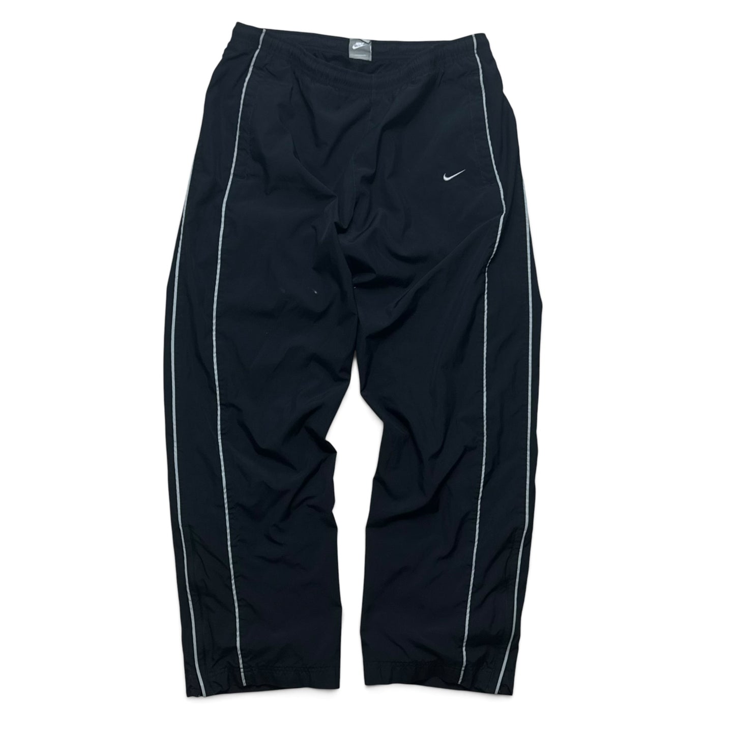 RARE 2000s Baggy Nike Trackpants Black - (M)